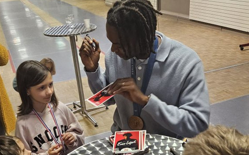Célébration en l’honneur d’Enzo Lefort et de sa médaille olympique des Jeux de Paris 2024