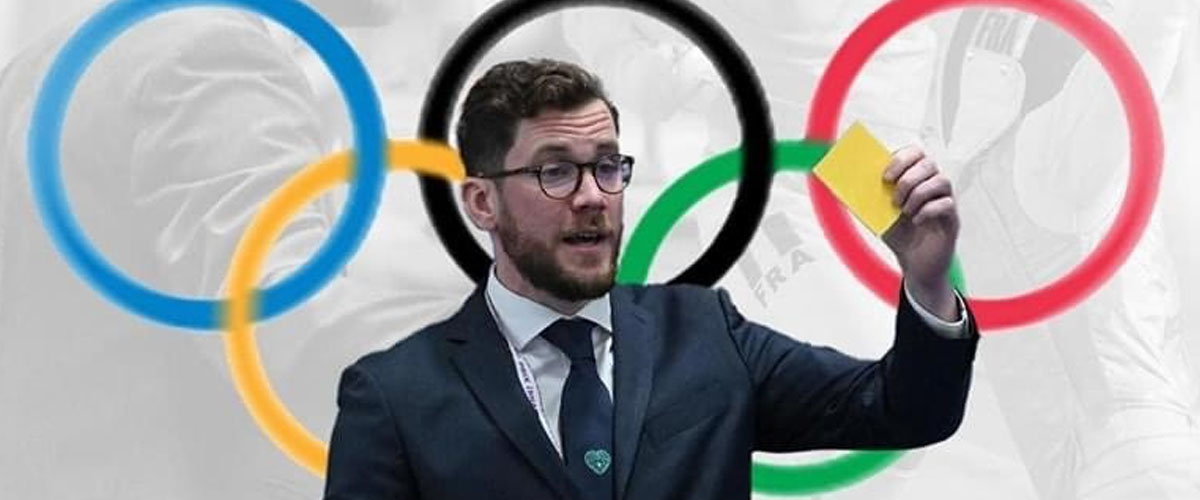 Charles Villeneuve, arbitre aux JO