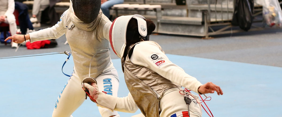 escrimeurs lors des épreuves nationales 2024 organisées par le CEMVS