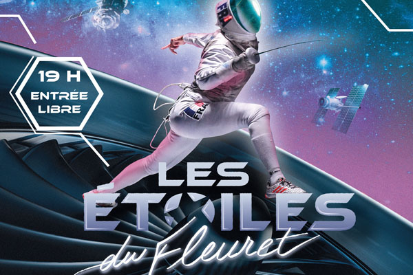 affiche de l'évènement Les étoiles du Fleuret du Cercle d'escrime Melun Val de Seine (CEMVS)