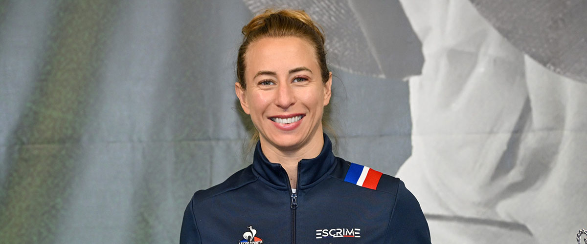 Pauline Ranvier du Cercle d'escrime Melun Val de Seine (CEMVS) championne d'Europe