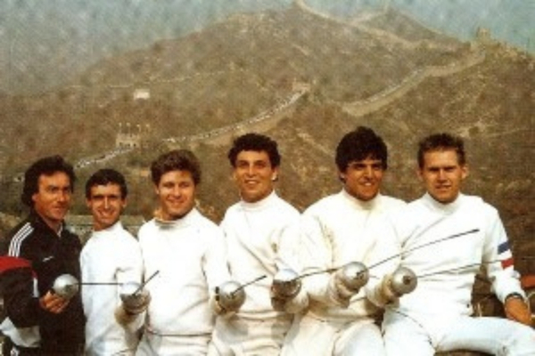 Equipe masculine de fleuret J.O. de Séoul 1988